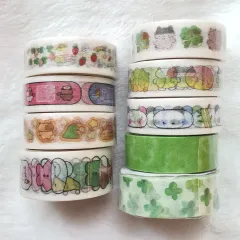 フラッフィーシングス FP廃盤マスキングテープ マステカット マテシング バラ売り 丸のままマスキングテープ 日本 ダイアリーデコ