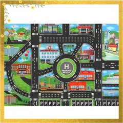【迅速発送】道路 交通 車 マップ プレイシート ミニカー 知育 おもちゃ 子供 折りたたみ 0
