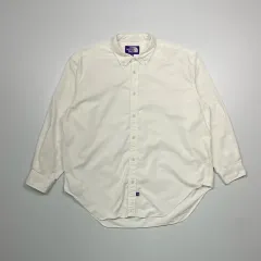 (100) ザノースフェイス パープルレーベル ボタンダウン シャツ