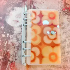 A6 新作◎savingリフィル レトロ花柄 貯金チャレンジ 家計管理 5枚 両面印刷 ◎海外素材  貯金 バインダー 6穴対応 書き込み可能 ハンドメイド 封筒 韓国