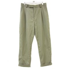 25ssワコマリアDORMEUIL ダブルプリーツスラックス - メルカリ
