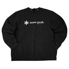 (即納) スノーピーク ブラック スウェット