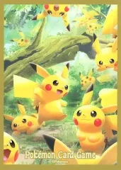 【中古】サプライ ポケモンカードゲーム デッキシールド(スリーブ) ピカチュウの森 ver.2 ポケモンセンター限定