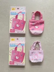 サンリオキャラクター ミニ トートバッグ キーホルダー カオハナキティ カオハナマイメロディ