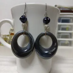 プータン様専用　300円ピアス 48. 大ぶりマーブルリング