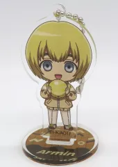 【中古】キーホルダー アルミン・アルレルト 「進撃の巨人×ROUND1 トレーディング ちびキャラ アクティビティver. アクリルスタンドキーホルダー」