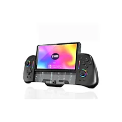 switch グリップコントローラー 携帯モード 有線 一体型 スイッチ 有機EL対応 連射/LEDイルミネーション/ジャイロ/振動/コマンドプログラム/USB-C YSMGG-YS45 0