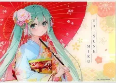 【中古】アクリルスタンド・アクリルパネル 初音ミク(和服散歩) A4アクリルパネル 「初音ミク はんなり♪京都 ラッキー缶バッジBOX」 ラッキーエンド賞