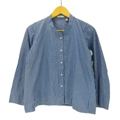 ユニクロプラスジェイ UNIQLO+J スーピマコットンストライプシャツジャケット レディース JPN：S 