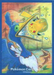 【中古】サプライ ポケモンカードゲーム デッキシールド(スリーブ) ピカチュウとウッウ ポケモンセンター限定