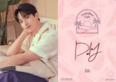 【中古】コレクションカード(男性) SEVENTEEN/DK(ドギョム)/裏面印刷サイン入り/「SEVENTEEN CAFE 2022 ～SUNSET RESORT～」事前予約特典カフェオリジナルカード