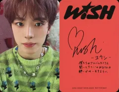 【中古】コレクションカード(男性) NCT WISH/YUSHI(ユウシ)/裏面印刷サイン、メッセージ入り/CD「WISH(初回生産限定盤)」(AVCK-43324～AVCK-43329)封入特典トレーディングカード