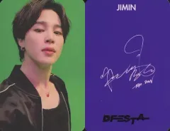 【中古】コレクションカード(男性) BTS(防弾少年団)/Jimin(ジミン)/写真集「DICON D’FESTA Edition Jimin Version」特典フォトカード