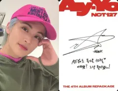 【中古】コレクションカード(男性) NCT 127/マーク(MARK)/裏面印刷サイン入り/CD「Ay-Yo」【SMini Ver.】封入特典フォトカード