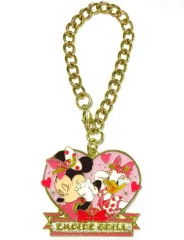 【中古】キーホルダー ミニーマウス＆デイジーダック オリジナルチャーム 「ミニー・ベスティーズ・バッシュ!」 ディズニーアンバサダーホテル ハイピリオン・ラウンジ スペシャルドリンク注文特典