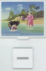 【中古】アクリルスタンド・アクリルパネル ブルマ＆孫悟空(海) 場面写アクリルスタンド 「一番くじ ドラゴンボール DRAGON HISTORY II」 E賞