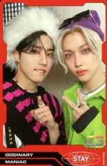 【中古】コレクションカード(男性) Stray Kids/HAN(ハン)・Felix(フィリックス)/裏面赤/CD「ODDINARY」初回限定封入特典トレーディングユニットフォトカード