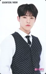 【中古】コレクションカード(男性) SEVENTEEN/HOSHI(ホシ)/上半身・背景白/CD「JAPAN 1ST SINGLE『Happy Ending』」HMV SEVENTEENmuseum2019開催店舗限定特典スペシャルカード