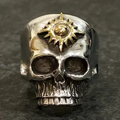 激レア K18 アリゾナフリーダム スカル リング  8号 silver925 指輪 髑髏 ドクロ