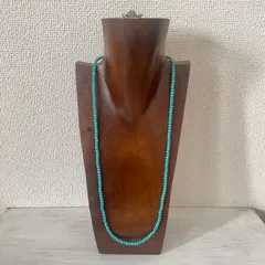 小粒☆ターコイズブルーネックレス（アジャスト付き）