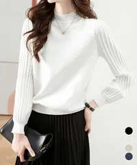 秋冬 ニットトップス レディースきれいめ SK22040584-1023