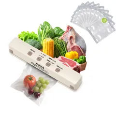 [2025 全面アップグレード] VITSR 真空パック機 充電式 フードシーラー 100Kpa 超大吸引力 鮮度 12 倍長持ち 食材保存 操作簡単 真空機 磁気収納が簡単 真空パック 機 高耐久性 全自動 乾湿両用 業務用 家庭用 フードセーバー 低騒…