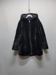オーバーサイズ ファー フード アウター