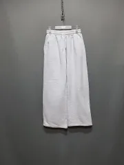 メランジ グレー 起毛 トレーナー パンツ