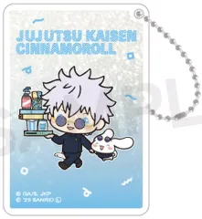 【中古】キーホルダー 五条悟×シナモロール 「呪術廻戦 懐玉・玉折×サンリオキャラクターズ ランダムグリッターキーホルダー」