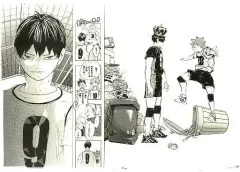 【中古】原画イラストボード ハイキュー!! 連載5周年記念 複製原画 A