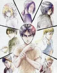 【中古】原画イラストボード 進撃の巨人 キャンバスアート