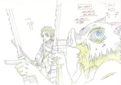 【中古】原画イラストボード 鬼滅の刃 Blu-ray/DVD 7巻 ufotable購入特典 複製原画 炭治郎、伊之助