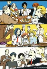 [중고] 원화 일러스트 보드 부속품 첨부)ACCA13구 감찰과×BADON 캔버스 패널