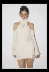 スリータイムズ デミニ タートルネック ニット アイボリー