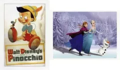 【中古】原画イラストボード 読売新聞 2016年 額絵シリーズ ディズニーキャラクターアートコレクション第2集