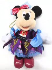 【中古】ぬいぐるみ ミニーマウス(ザ・ヴィランズ・ハロウィーン“Into the Frenzy”) ぬいぐるみバッジ 「ディズニー・ハロウィーン2025」 東京ディズニーリゾート限定