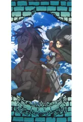 【中古】タオル・手ぬぐい(キャラクター) リヴァイ スペシャルデザインバスタオル 「一番くじ 進撃の巨人～生還せよ!調査兵団～」 ラストワン賞