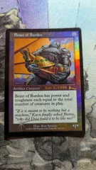 MTG　旧枠　foil　役畜　プレリリース　英語