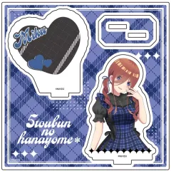 【中古】アクリルスタンド・アクリルパネル 08.中野三玖(甘辛ロックver.) 描き下ろしイラスト アクリルスタンドプレート 「五等分の花嫁*」