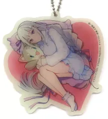 【中古】キーホルダー エミリア 蓄光アクリルキーホルダー 「Re：ゼロから始める異世界生活」 月刊コミックアライブ 2025年11月号別冊付録