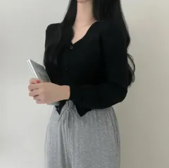 新品) エイブリー デイリー カーディガン ブラック ニット カーディガン 長袖服