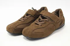 スエード レースアップベルトスニーカー ブラウン 24~24.5cm 11-M124Y/1/060