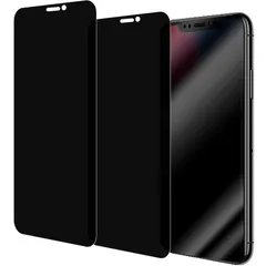 【2枚セットのぞき見防止】KPNS 日本素材製 覗き見防止 iPhone 11 Pro Xs X 用 ガラスフィルム 強化ガラス カバー 保護フィルム