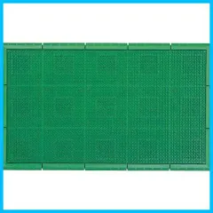 【特価商品】404858 グリーン 45cm×60cm #3 エバックサンステップマット 泥落とし 屋外 玄関マット 山崎産業