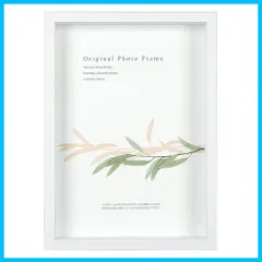 【人気商品】A4サイズ(210×297mm)ホワイト アートボックスフレーム(高さ:35mm) A.P.J.