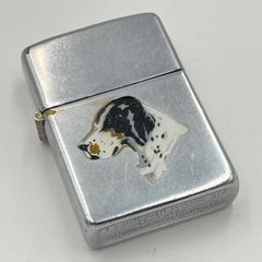 ビンテージzippo タウン&カントリー セッター犬 1949年-1951年 1951製 昭和26年 レア ビンテージ タウン＆カントリー セッター 逆刻印