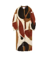 極美品 mame kurogouchi(マメクロゴウチ) Sliver Knitted Fluffy Wool I-Line Coat　コート1　定価１６５０００円のサムネイル