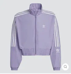 アディダス クロップド ウィンドブレーカー PURPLE パープル