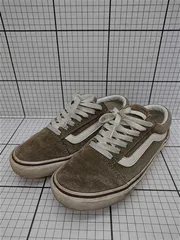 ◇ Θ 【バンズ Vans】V36CF SUEDE スエード オールドスクール ベージュ系 23.5cm レディース E  【1509190000665】