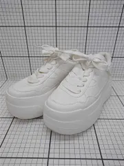 ◇ Θ 【ザラ ZARA】5803/410/001 厚底スニーカー ホワイト系 37 レディース E  【1509190000658】